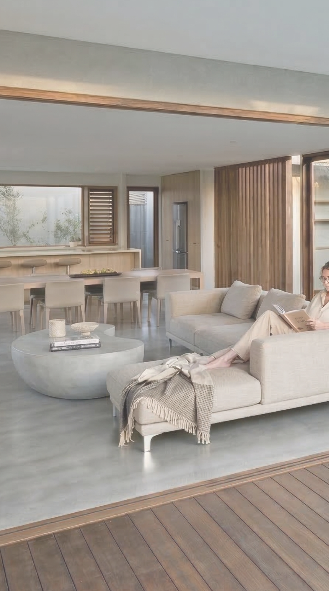 Penta — interior living space, Sunshine Coast